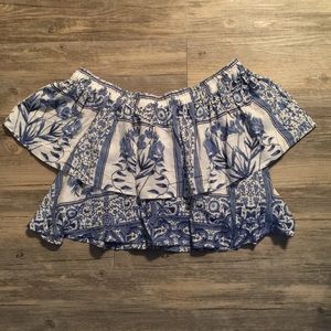 Jaase hippy off the shoulder top